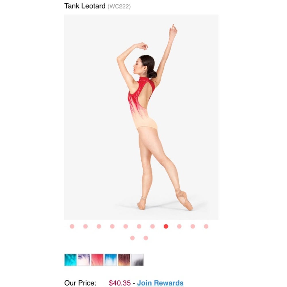 Watercolor leotard